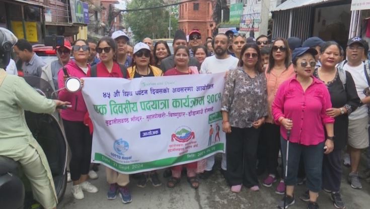 One-day Hiking Organized Jointly by Budhanilkantha Municipality and SOTTO