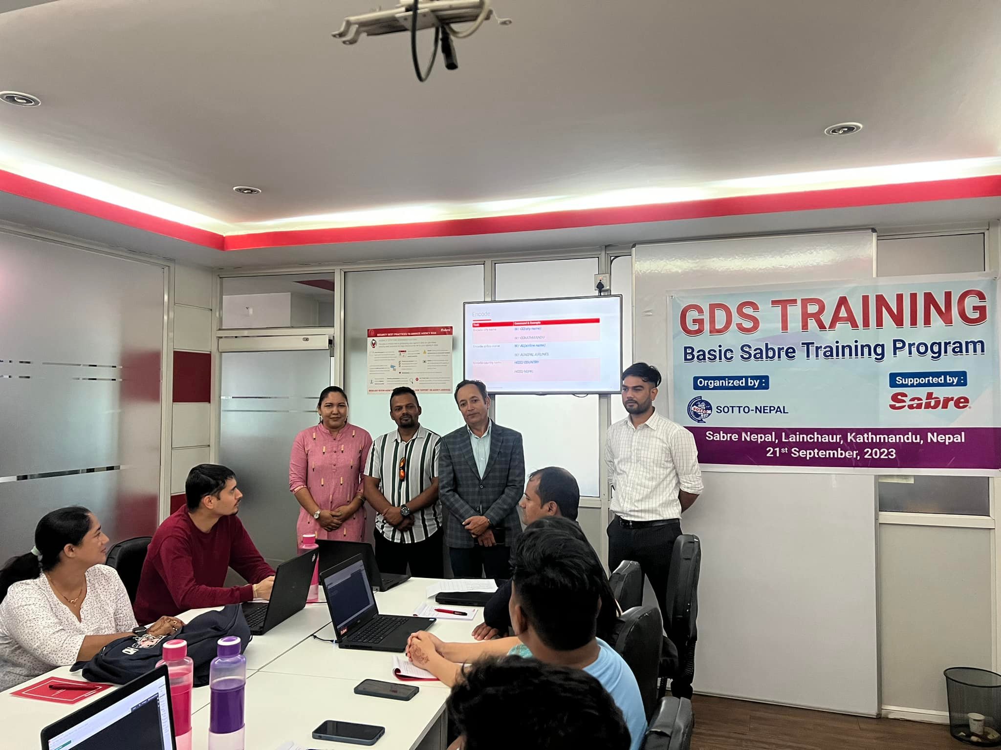 GDS Training jointly organised by SOTTO Nepal and Sabre